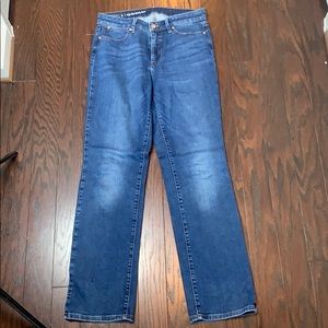 High Rise Barely Boot Denim